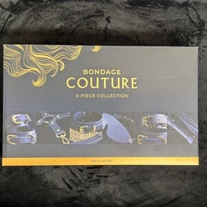 Black and Gold Bondage Set